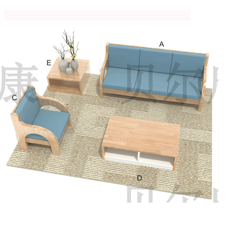 S.3072雪倫貝爾★組合小沙發(fā)（四件套） 